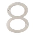 Sure-Loc Hardware Sure-Loc Hardware Stainless Steel House Number, 6, No. 8, Satin Stainless HNSS6-8 SS